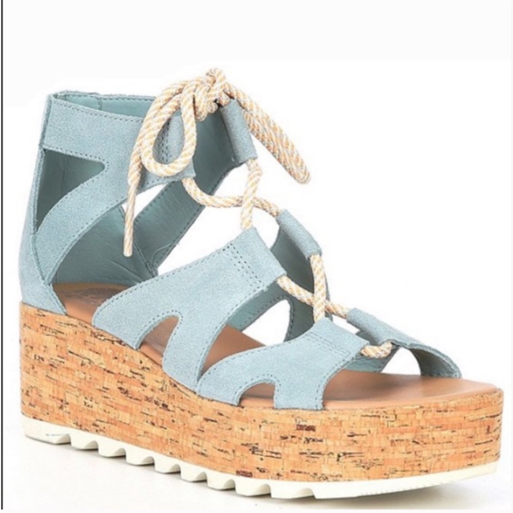 Sorel Cameron Lace-Up Suede Ghillie Gladiator Sandals - Picture 10 of 12
